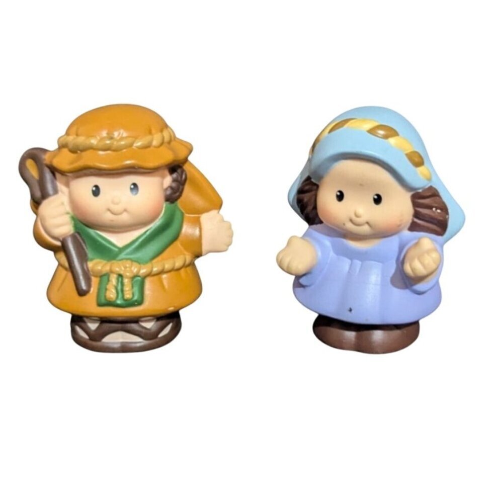 Fisher Price Little People Nativity Scene‎ Mary and Joseph figures
